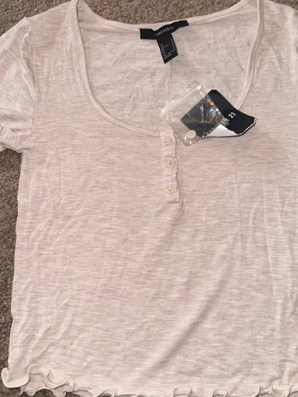 PINK Hooded long sleeeve T shirt XL